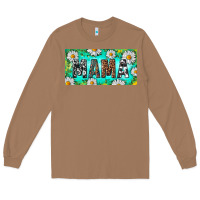 Toasted Coconut Turquoise and Daisy Mama Long Sleeve Tee - RanaPortraitStore