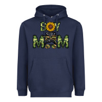 Navy boy mom Heavyweight Hoodie - CowhideDigitalArt