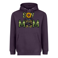 Plum boy mom Heavyweight Hoodie - CowhideDigitalArt