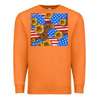Carrot basic sunflower and leopard Premium Sweatshirt - AdoDesignShop