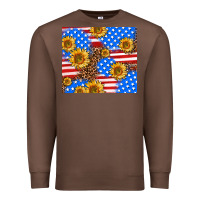 Chestnut basic sunflower and leopard Premium Sweatshirt - AdoDesignShop