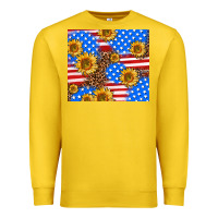Lemon basic sunflower and leopard Premium Sweatshirt - AdoDesignShop