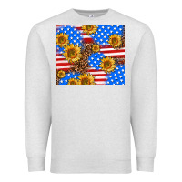 Oatmeal Heather basic sunflower and leopard Premium Sweatshirt - AdoDesignShop