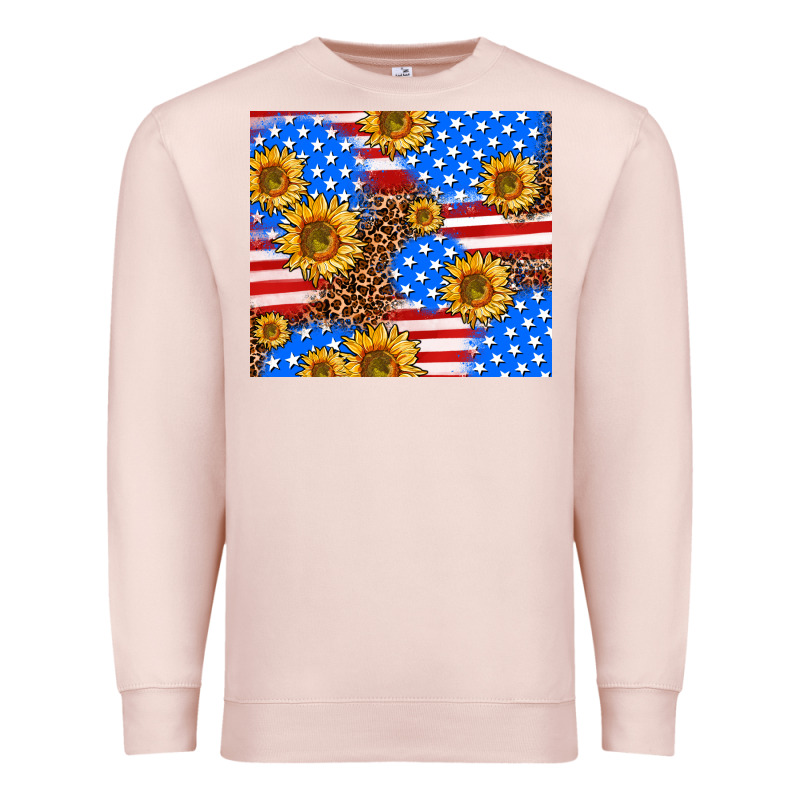 Basic Sunflower And Leopard Premium Sweatshirt by AdoDesignShop | Teevron