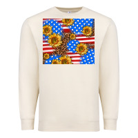 Sandshell basic sunflower and leopard Premium Sweatshirt - AdoDesignShop