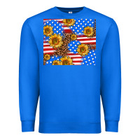 True Royal basic sunflower and leopard Premium Sweatshirt - AdoDesignShop