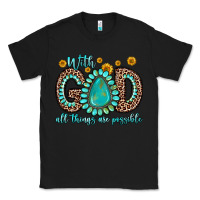 Black with god all things are possible gemstone Classic Tee - Zillion Design Studio