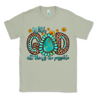 Matcha with god all things are possible gemstone Classic Tee - Zillion Design Studio