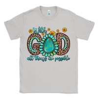 Moon Dust with god all things are possible gemstone Classic Tee - Zillion Design Studio