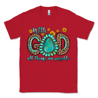 Red with god all things are possible gemstone Classic Tee - Zillion Design Studio
