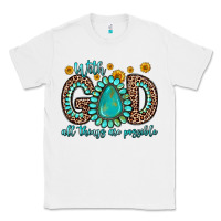 White with god all things are possible gemstone Classic Tee - Zillion Design Studio