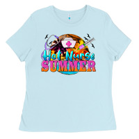 Baby Blue hot nurse summer Ladies Tee - BarkalooDesign