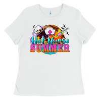 White hot nurse summer Ladies Tee - BarkalooDesign