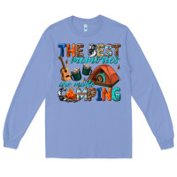 Colony Blue the best memories are made camping Long Sleeve Tee - texasbilliewilder
