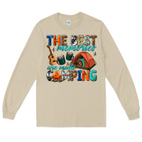 Mushroom the best memories are made camping Long Sleeve Tee - texasbilliewilder