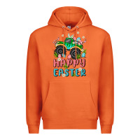Carrot easter monster truck Premium Hoodie - MaliasSmallBusiness