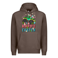 Coffee easter monster truck Premium Hoodie - MaliasSmallBusiness