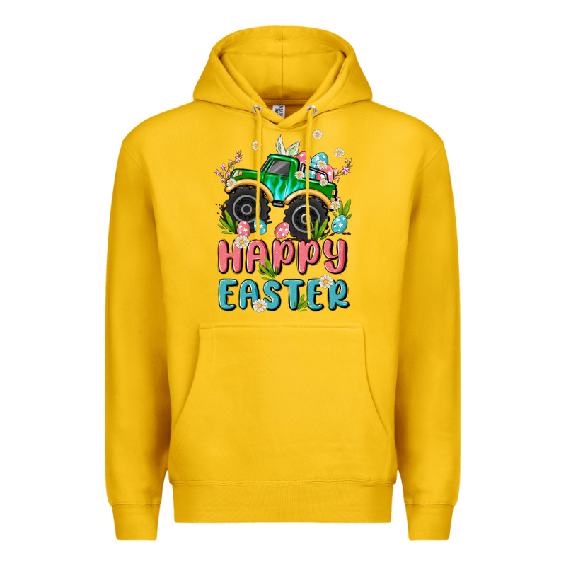 Easter Monster Truck Premium Hoodie by MaliasSmallBusiness | Teevron