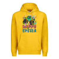 Lemon easter monster truck Premium Hoodie - MaliasSmallBusiness