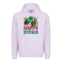 Lilac easter monster truck Premium Hoodie - MaliasSmallBusiness