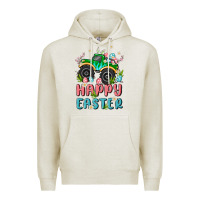 Oatmeal Heather easter monster truck Premium Hoodie - MaliasSmallBusiness