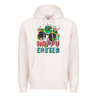 Pale Pink easter monster truck Premium Hoodie - MaliasSmallBusiness
