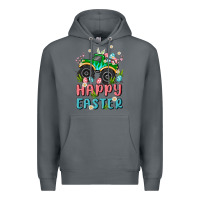 Rock easter monster truck Premium Hoodie - MaliasSmallBusiness