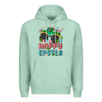 Seafoam easter monster truck Premium Hoodie - MaliasSmallBusiness