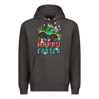 Smoke easter monster truck Premium Hoodie - MaliasSmallBusiness