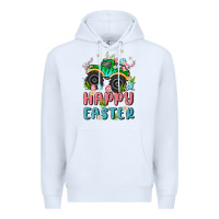 White easter monster truck Premium Hoodie - MaliasSmallBusiness