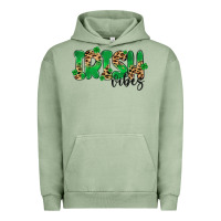 Pigment Oil Green ırısh vibes Urban Hoodie - MaliasSmallBusiness