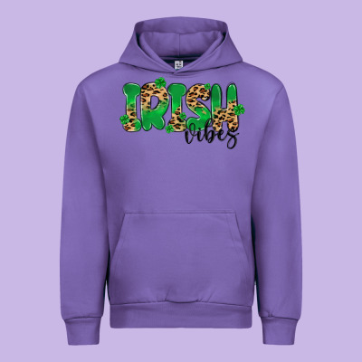 ırısh Vibes Urban Hoodie Designed By Maliassmallbusiness