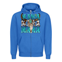 True Royal mama mama mama Zipper Hoodie - texasbilliewilder