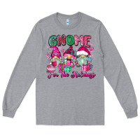 Heather Grey gnome for the holidays Long Sleeve Tee - Zillion Design Studio