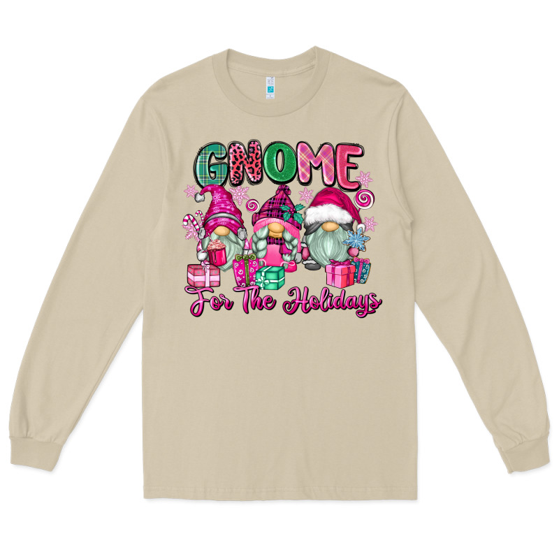 Gnome For The Holidays Long Sleeve Tee by Zillion Design Studio | Teevron