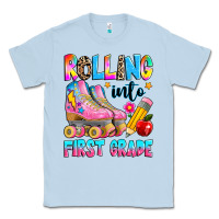 Dusty Blue rolling into first grade Classic Tee - texasbilliewilder