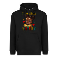 Black i am black history Heavyweight Hoodie - HRA Design Shop