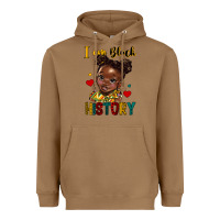 Toasted Coconut i am black history Heavyweight Hoodie - HRA Design Shop