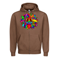 Chestnut pride sunflower Zipper Hoodie - Zillion Design Studio