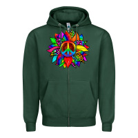 Sports Green pride sunflower Zipper Hoodie - Zillion Design Studio