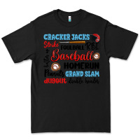 Black baseball typography words Premium Tee - Artiststas