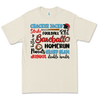 Bone baseball typography words Premium Tee - Artiststas