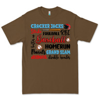 Cacao baseball typography words Premium Tee - Artiststas