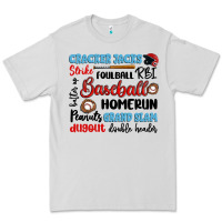 Dove Grey baseball typography words Premium Tee - Artiststas