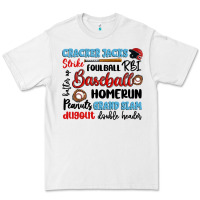 White baseball typography words Premium Tee - Artiststas
