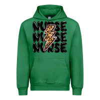 Emerald nurse lightning bolt Urban Hoodie - MaliasSmallBusiness