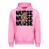 Fuchsia Pink nurse lightning bolt Urban Hoodie - MaliasSmallBusiness