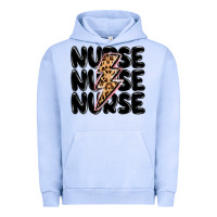 Pigment Grape Ice nurse lightning bolt Urban Hoodie - MaliasSmallBusiness
