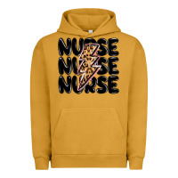 Pigment Peanut Butter nurse lightning bolt Urban Hoodie - MaliasSmallBusiness