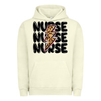 Pigment Pistachio nurse lightning bolt Urban Hoodie - MaliasSmallBusiness
